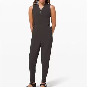 Lululemon LAB Women’s Sarala Jumpsuit. NWT Size M Black Granite